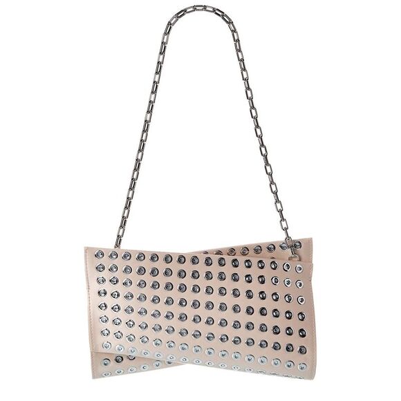 Christian Louboutin Handbags - Christian Louboutin Loubitwist Satin Clutch, White